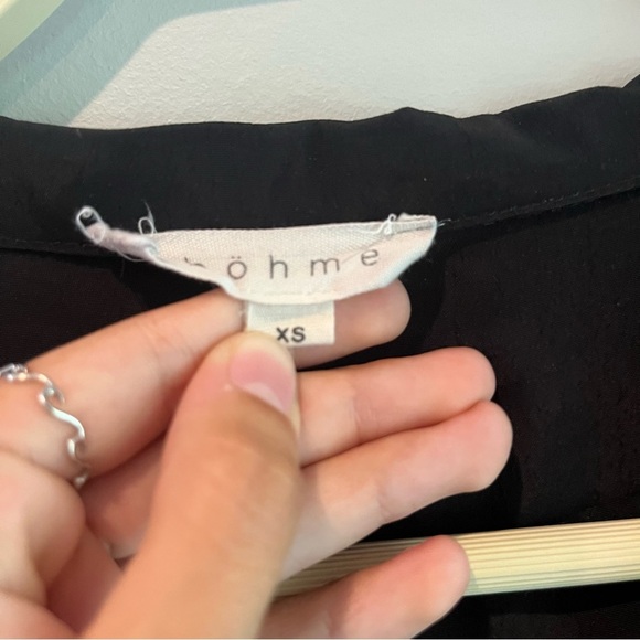 Women’s short sleeve button up casual xs blouse Böhme - Picture 3 of 4